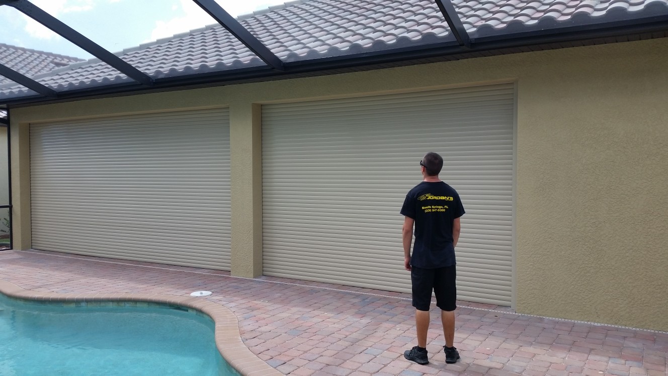 Jordan's Shutters hurricane shutter experts servicing roll-down shutters in Southwest Florida