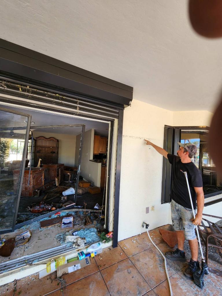 Post-Hurricane Ian conditions at a Southwest Florida property