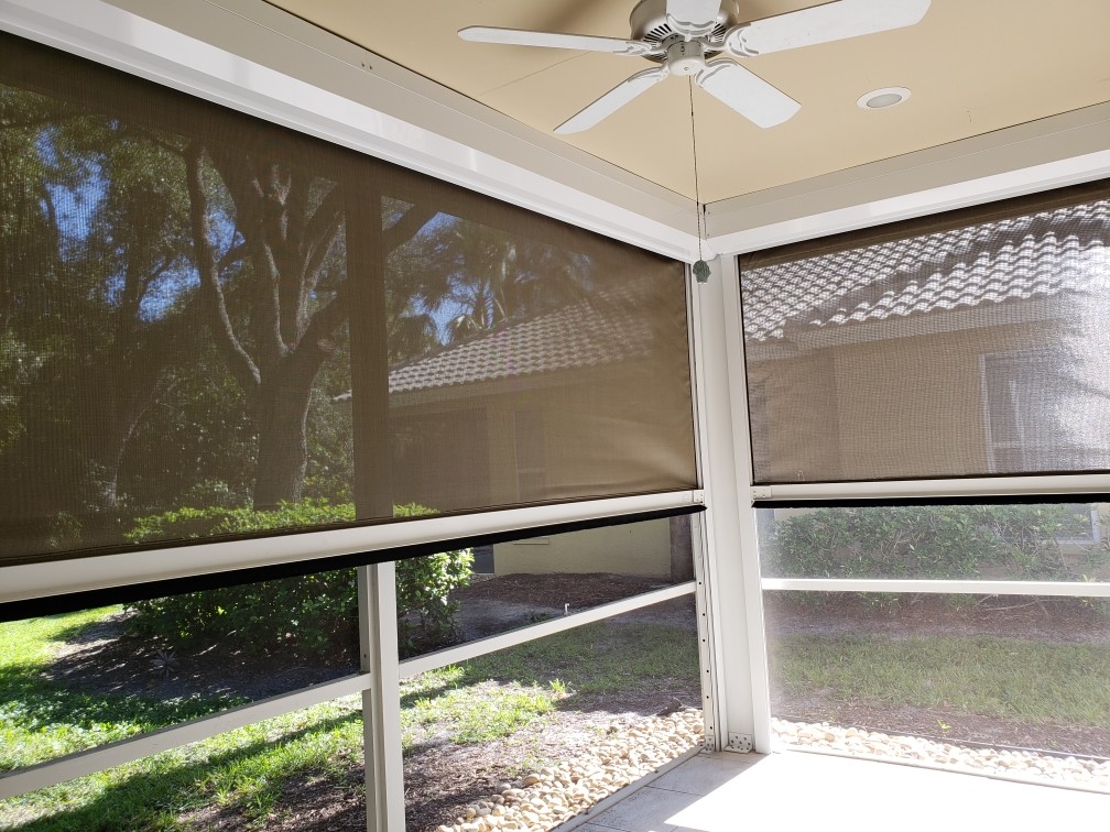 Hurricane shutter system by Jordan's