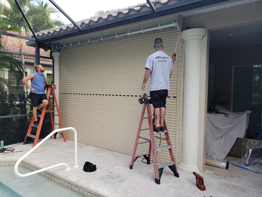 Southwest Florida hurricane shutter project